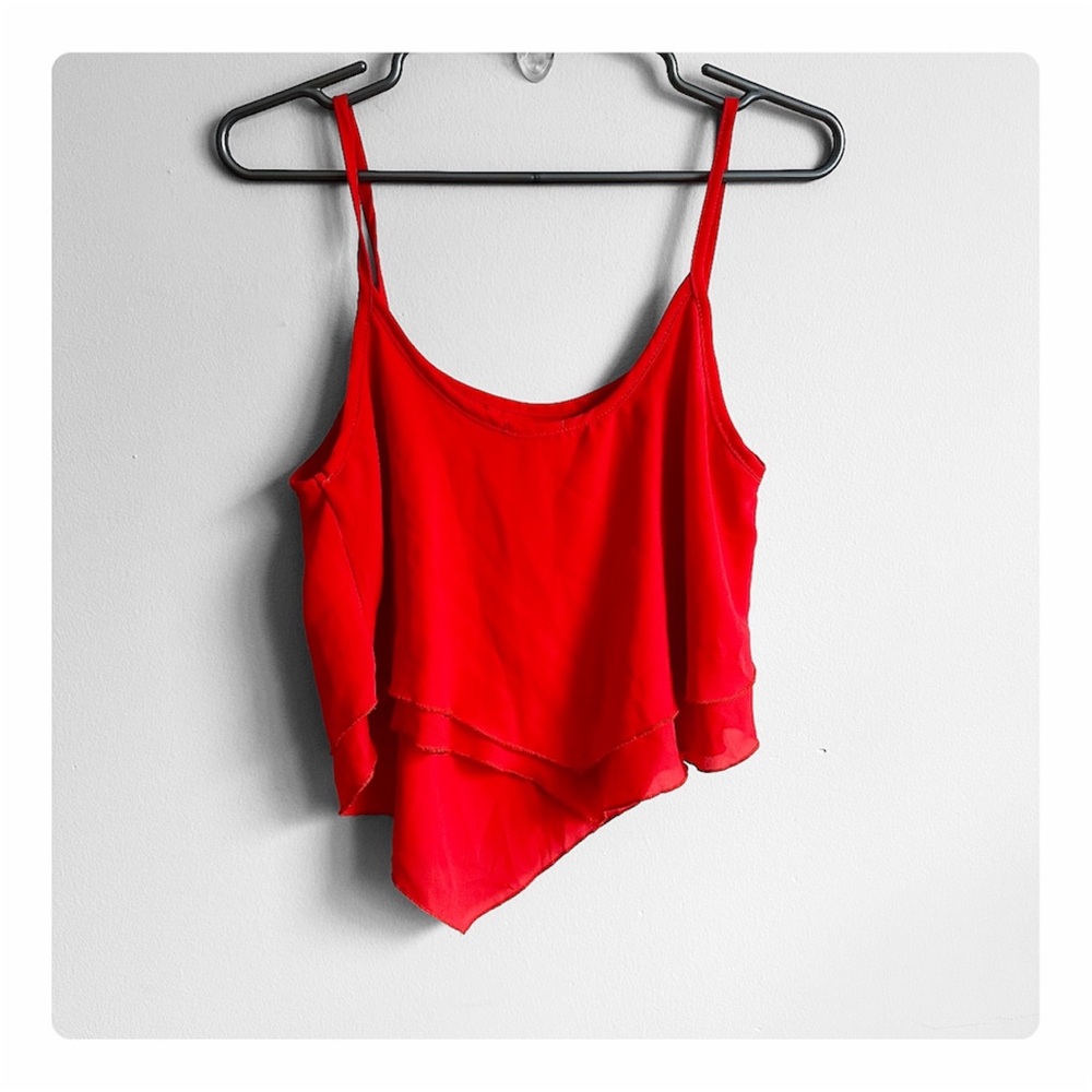 ★ Teenbell Neon Asymmetric Flowy Top ★ - Picture 5 of 13